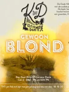 Klein Duimpje Gewoon Blond